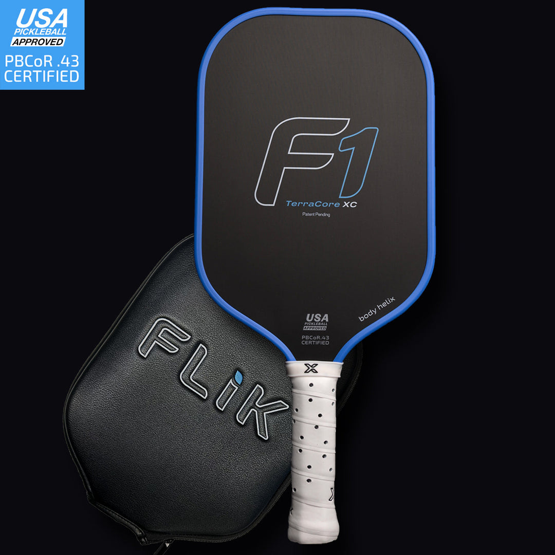 FLiK F1 Elongated Pickleball Paddle – USAP Approved Performance Paddle