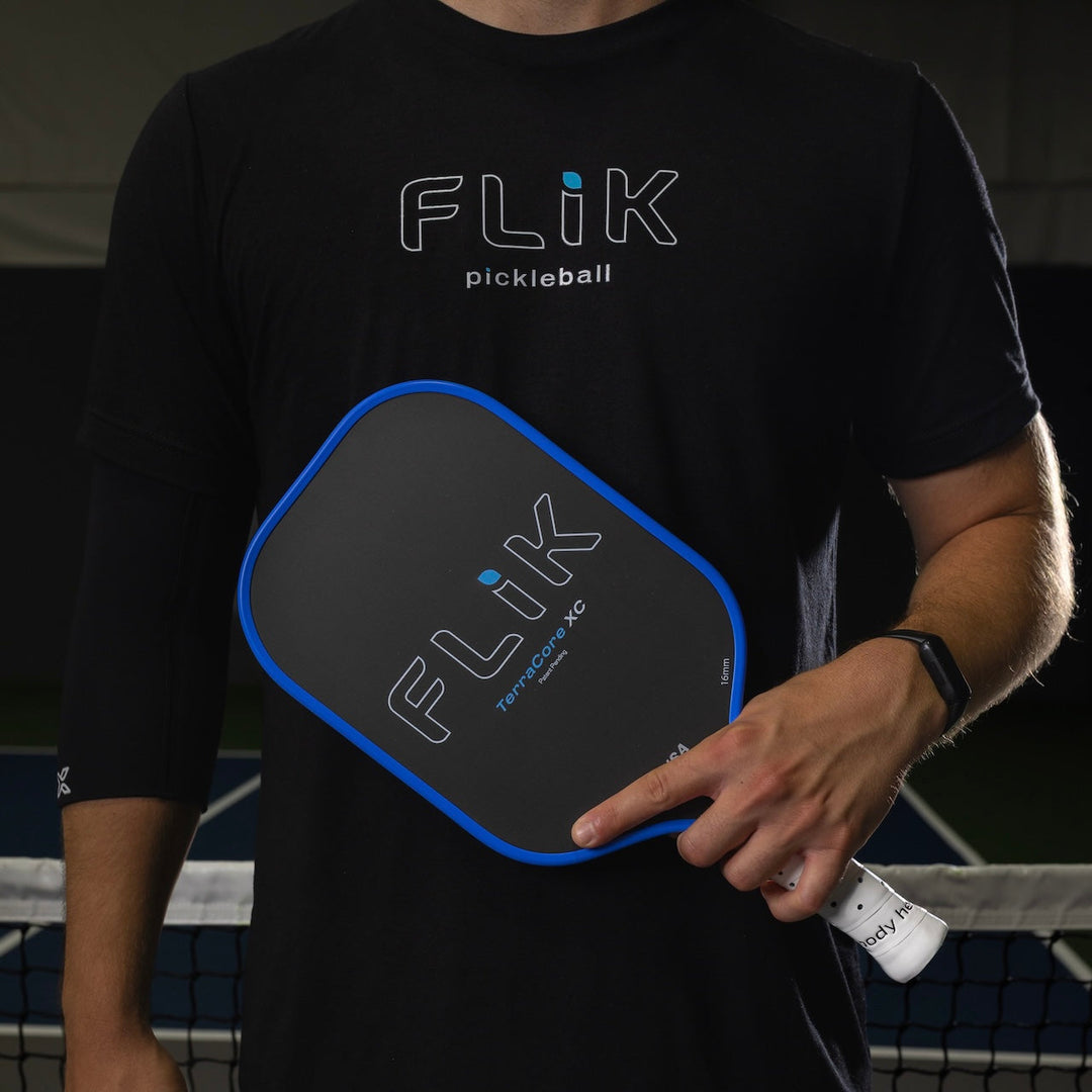 FLiK F1 Elongated Pickleball Paddle – USAP Approved Performance Paddle