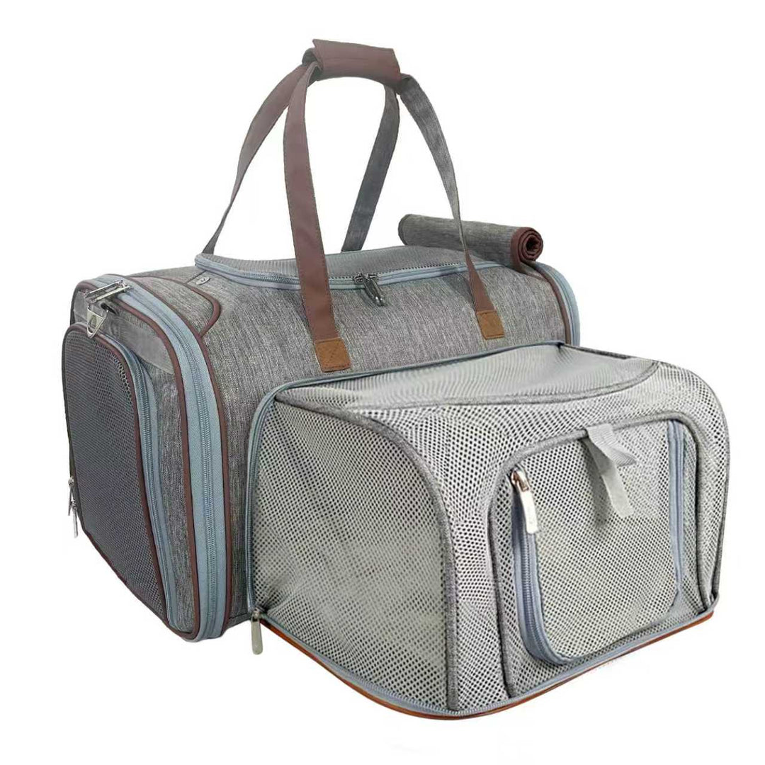 Mr. Peanut's Gold Series Standard Size Airline Compliant Expandable Pet Carrier V3.0
