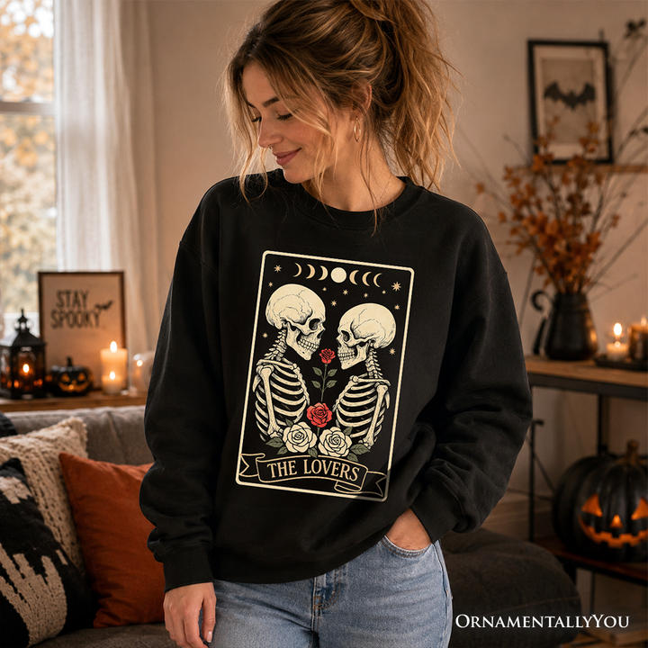 Skeleton “The Lovers” Tarot Sweatshirt