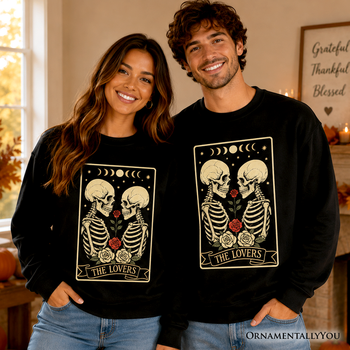 Skeleton “The Lovers” Tarot Sweatshirt