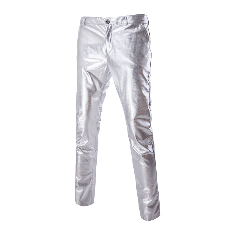 Men’s 2-Piece Slim-Fit Wedding Suit – Gold, Silver or Black