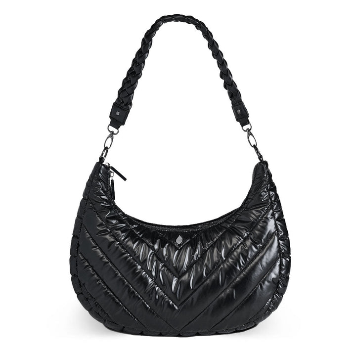 Black Pearl HydroHobo® Crossbody Bag | Water Bottle Purse