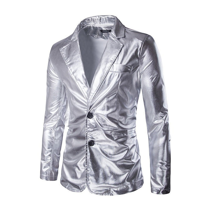 Men’s 2-Piece Slim-Fit Wedding Suit – Gold, Silver or Black