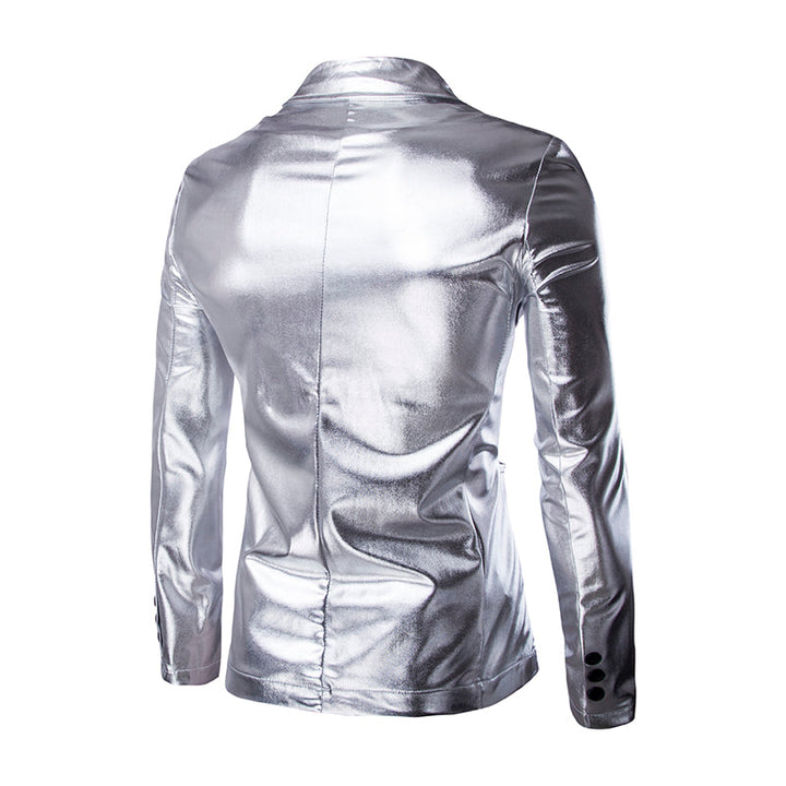 Men’s 2-Piece Slim-Fit Wedding Suit – Gold, Silver or Black