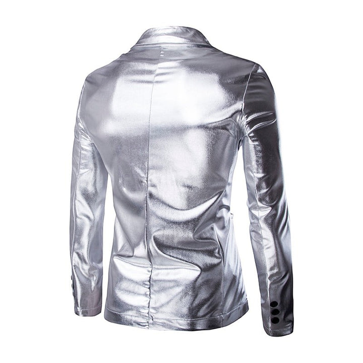 Men’s 2-Piece Slim-Fit Wedding Suit – Gold, Silver or Black