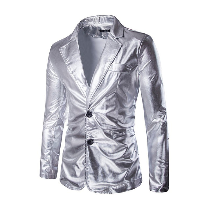 Men’s 2-Piece Slim-Fit Wedding Suit – Gold, Silver or Black
