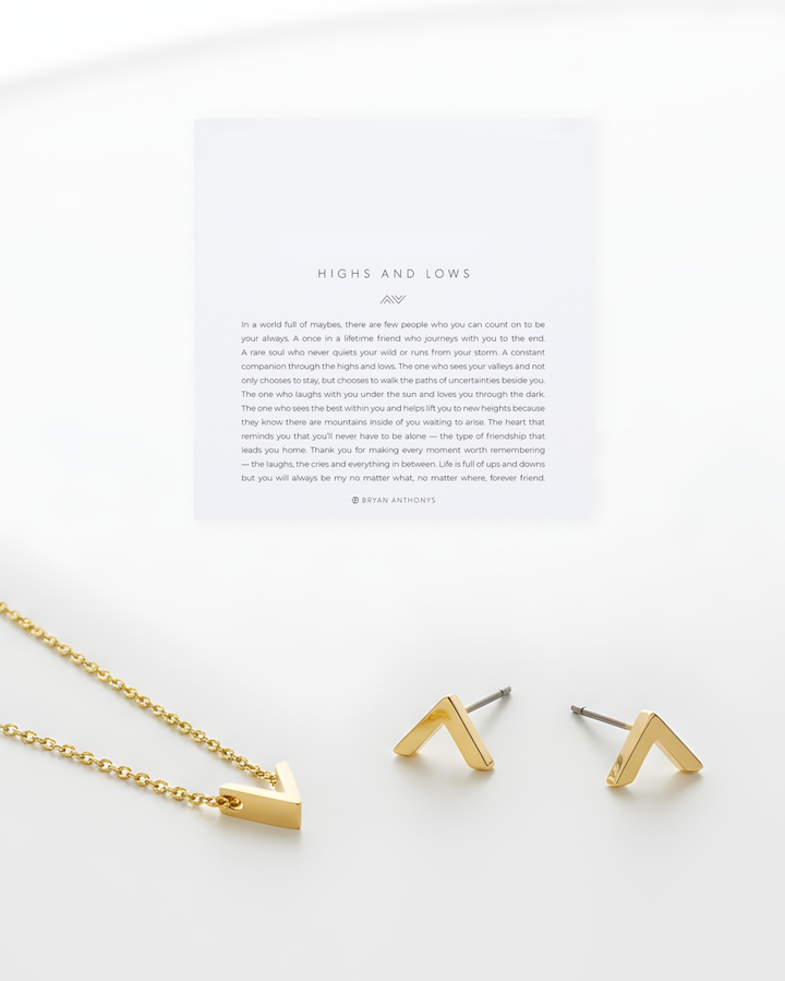 Highs & Lows Necklace & Earring Set – Friendship Jewelry by Bryan Anthonys