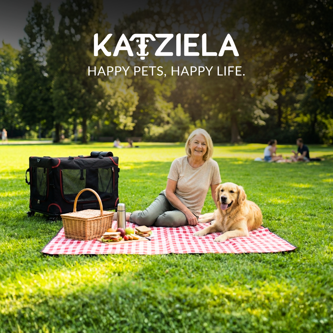 Rolling Pet Carrier for Large Dogs | Katziela Mega Cruze