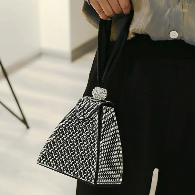Luxury Rhinestone Clutch Bag for Women – Sparkling Evening Purse