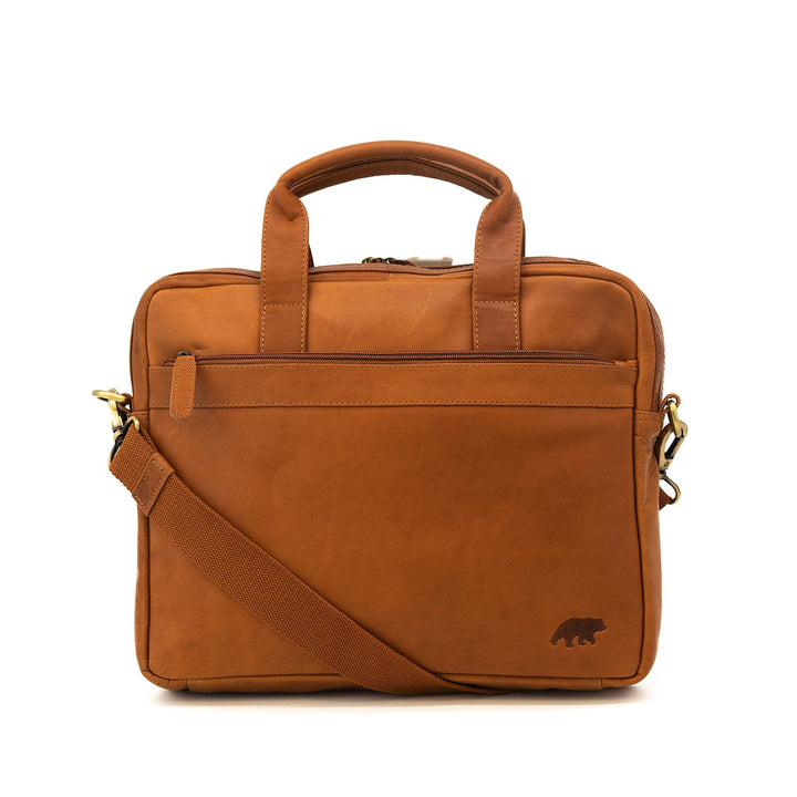 Katmai 13-Inch Leather Laptop Case | Premium Cowhide Briefcase