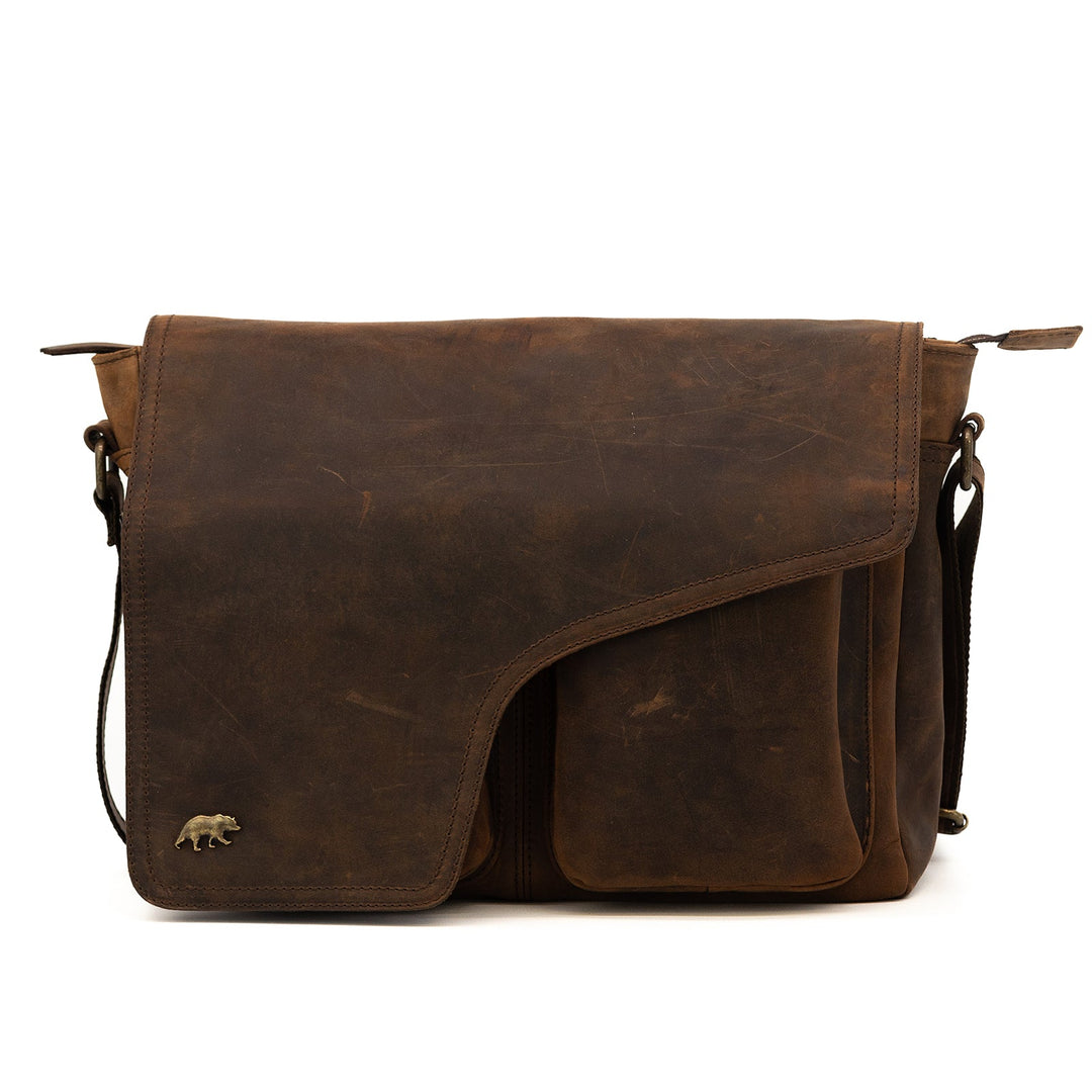 Limited Edition Yukon Leather Messenger | Full Grain Laptop Bag