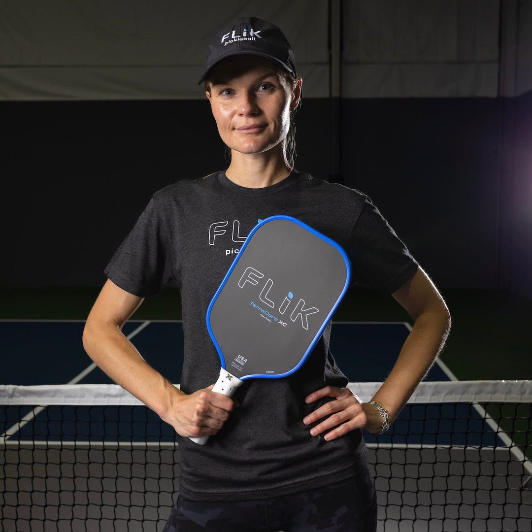 FLiK F1 Elongated Pickleball Paddle – USAP Approved Performance Paddle