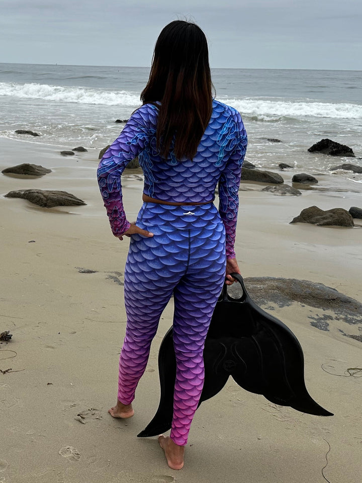 Lahaina Yoga & Swim Leggings | UPF 50+ Activewear