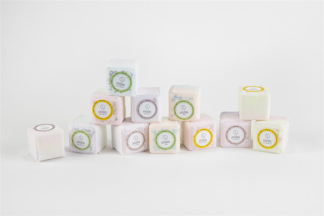 Mixed-Scent Shower Steamers Gift Set – 5 Aromatherapy Fizzies