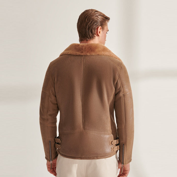 Men’s B3 RAF Shearling Aviator Flight Jacket
