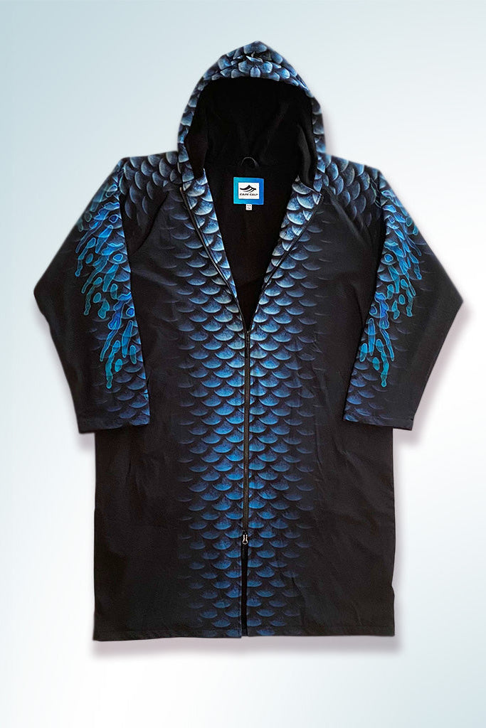 Midnight AquaLite Eco-Parka | Lightweight Waterproof Swim Parka