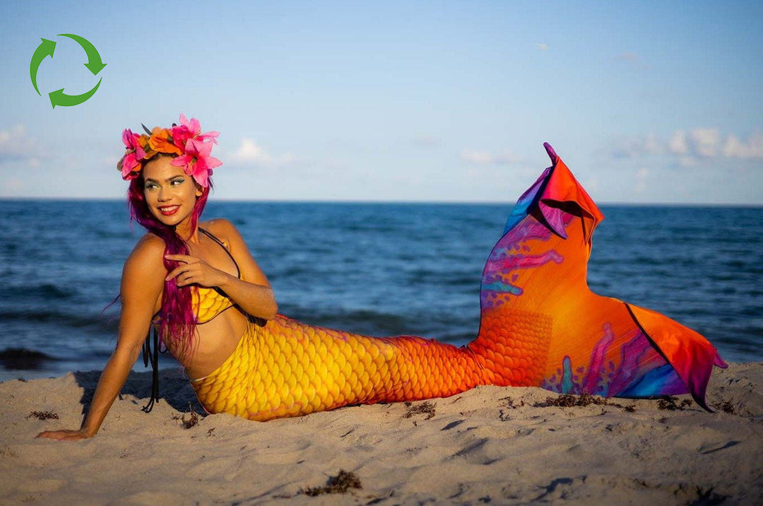 Mimosa Eco-DiveTail | Recycled Mermaid Tail for Swimming