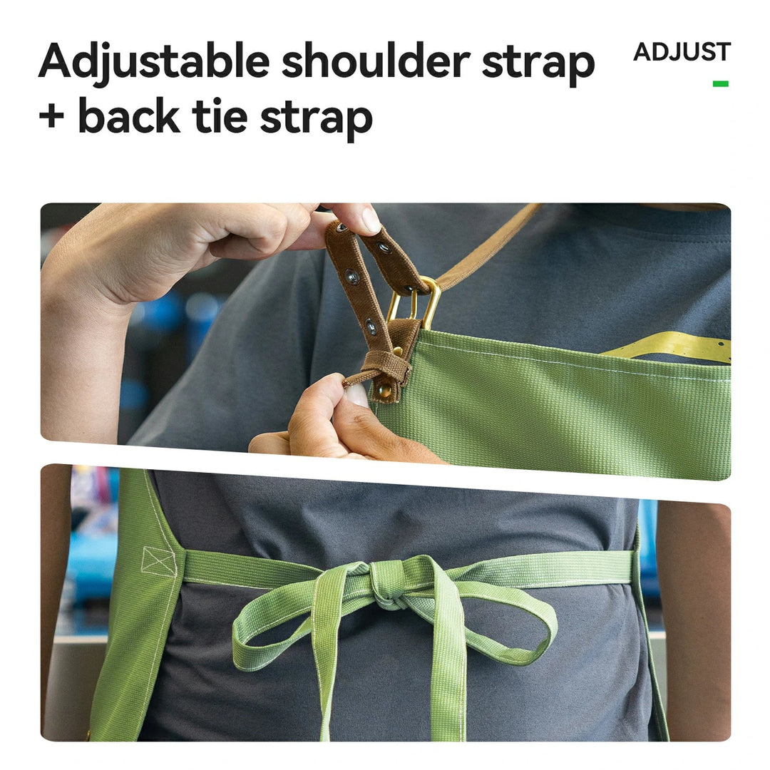 Multi-Pocket Work Apron | Water-Resistant Utility