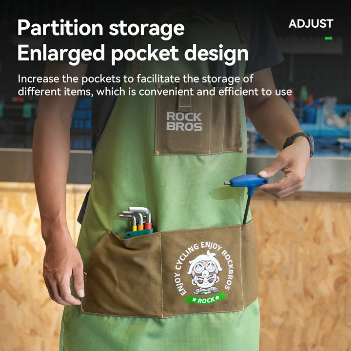 Multi-Pocket Work Apron | Water-Resistant Utility