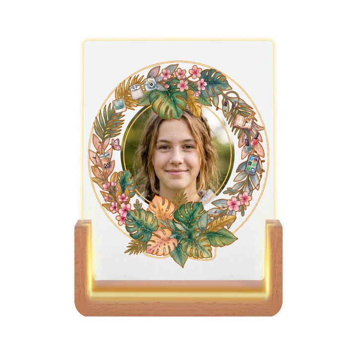 Custom Photo Night Light for Teen Girls