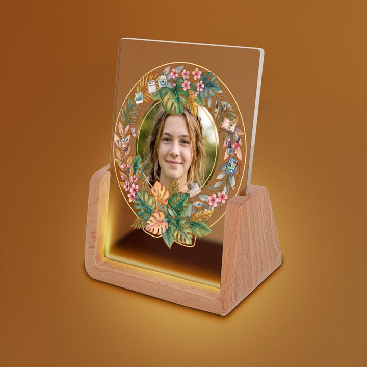 Custom Photo Night Light for Teen Girls