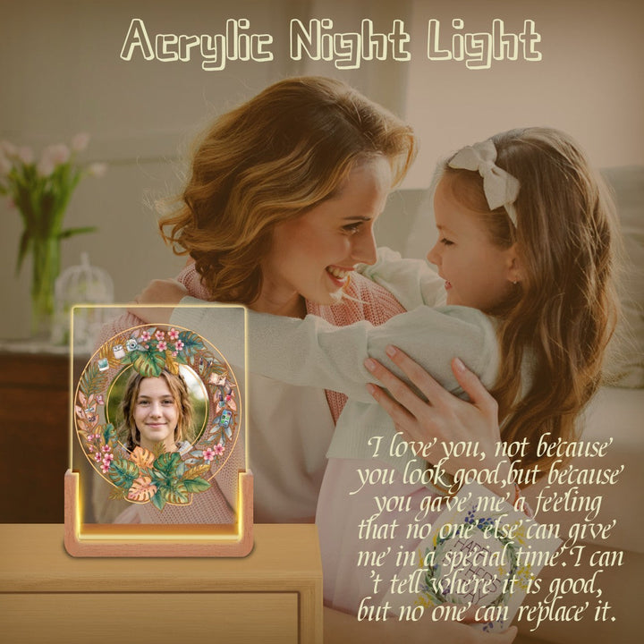 Custom Photo Night Light for Teen Girls