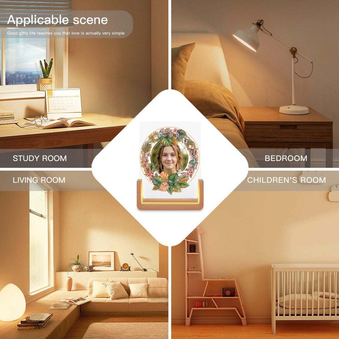 Custom Photo Night Light for Teen Girls