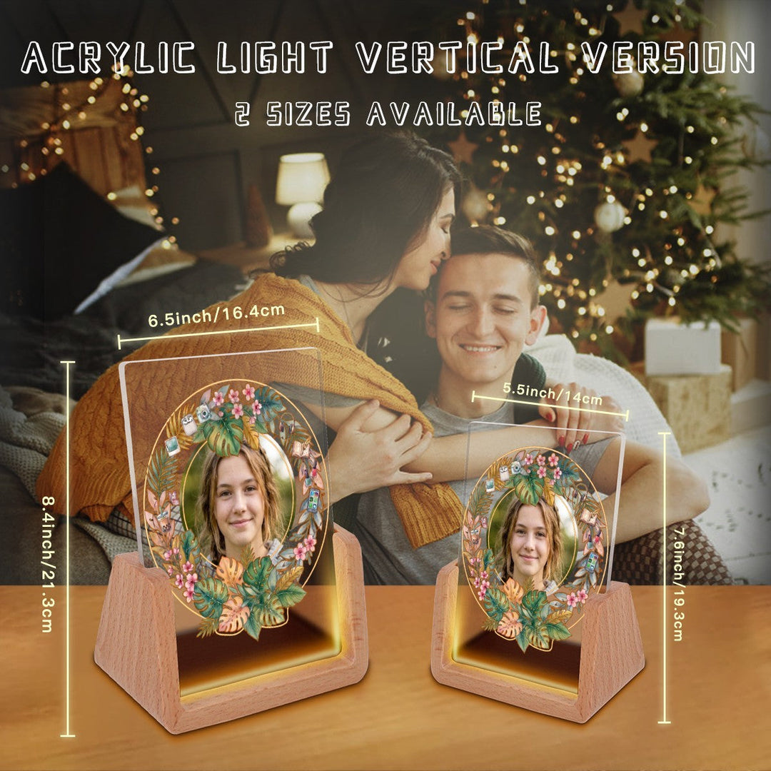 Custom Photo Night Light for Teen Girls
