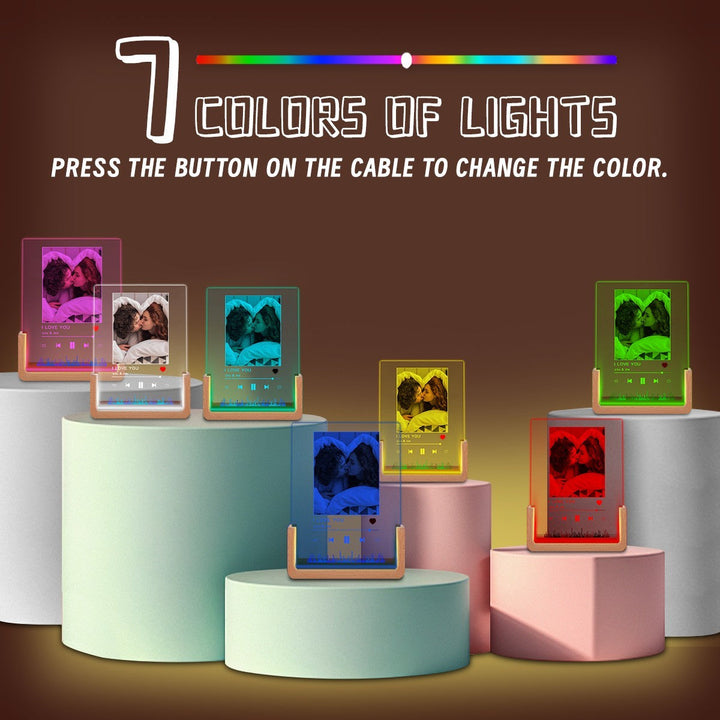 Custom Photo Night Light for Teen Girls
