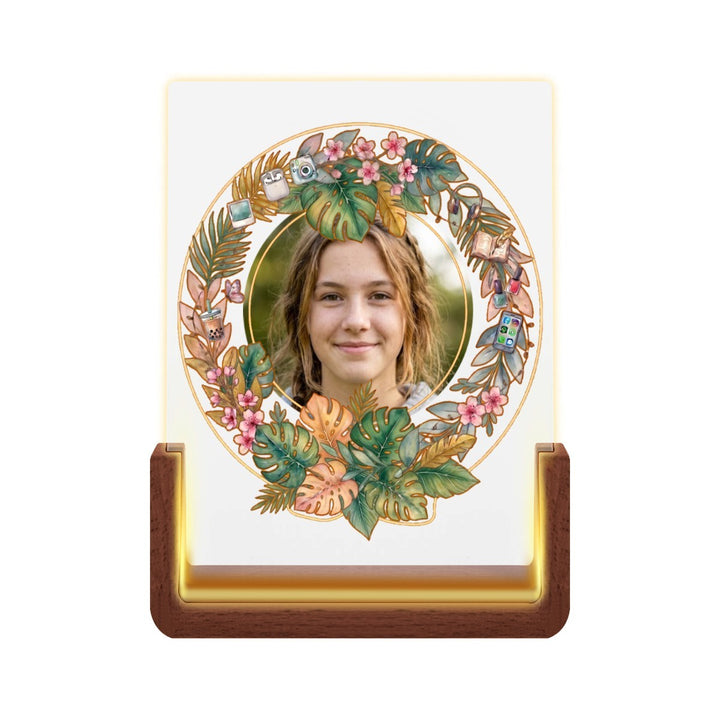 Custom Photo Night Light for Teen Girls