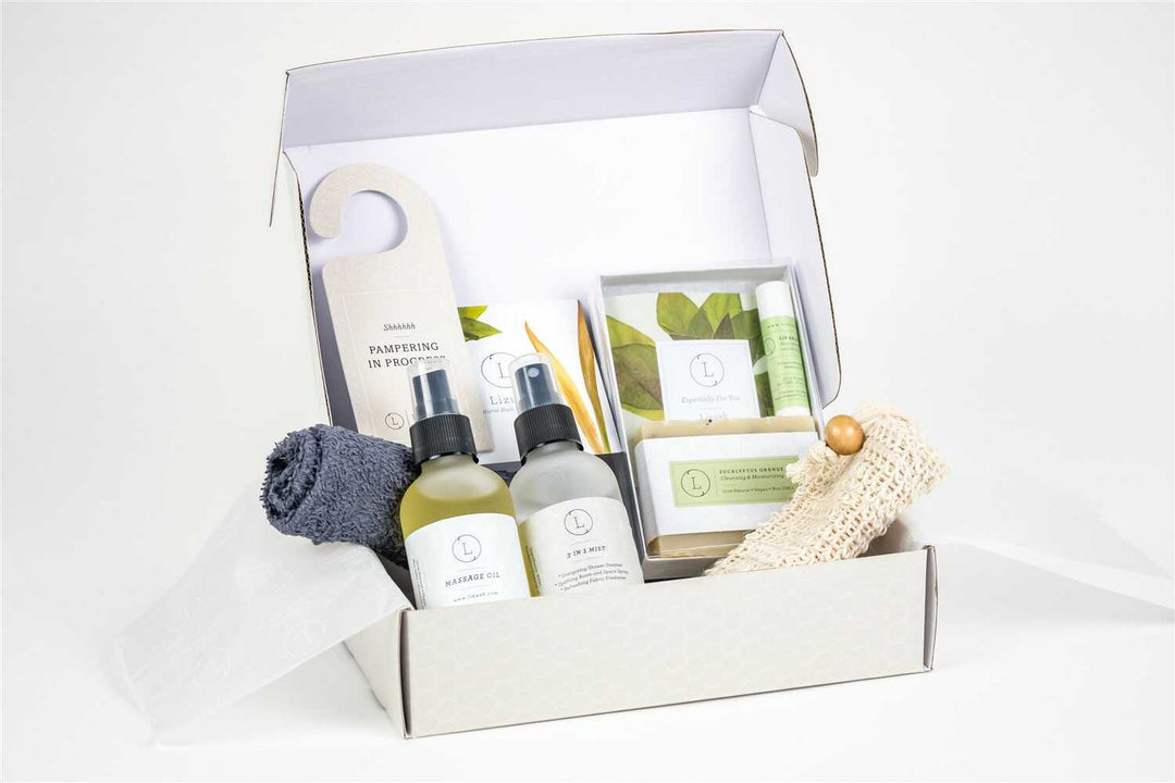 Massage Spa Gift Box | Eucalyptus Self-Care Gift Set