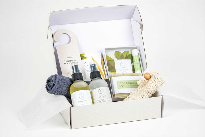 Massage Spa Gift Box | Eucalyptus Self-Care Gift Set