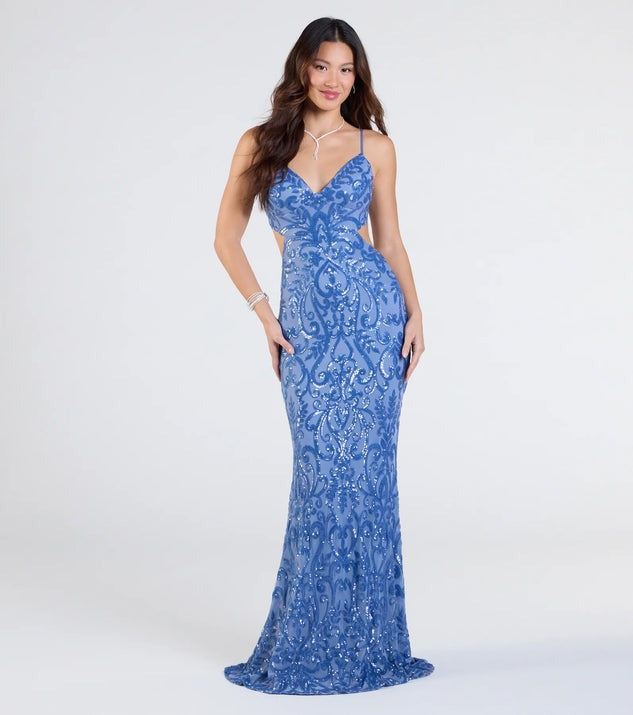 Women's Backless High Slit Maxi Dress – Elegant Summer Evening Dress