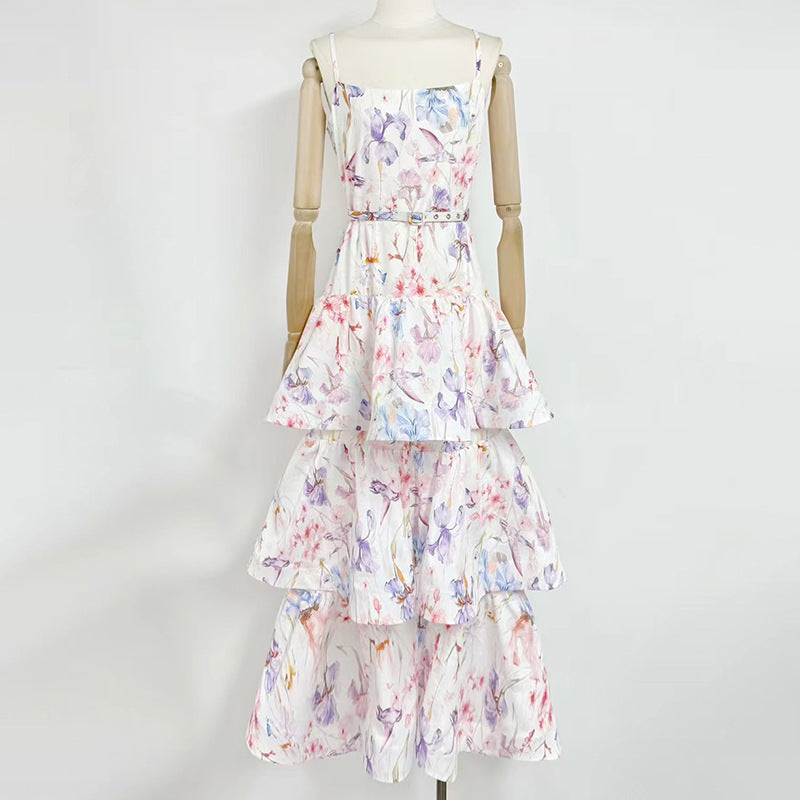 Seaside Vacation Floral Dress