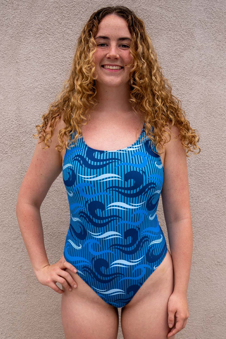 Ocean Camo One-Piece Swimsuit | Women's Beach & Bodysuit