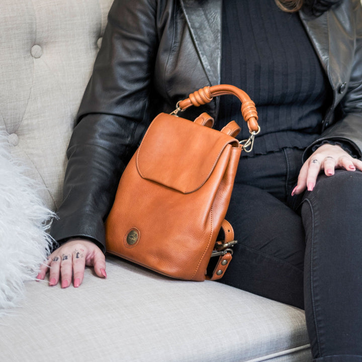 Venice Mini Backpack – Full-Grain Italian Leather Backpack
