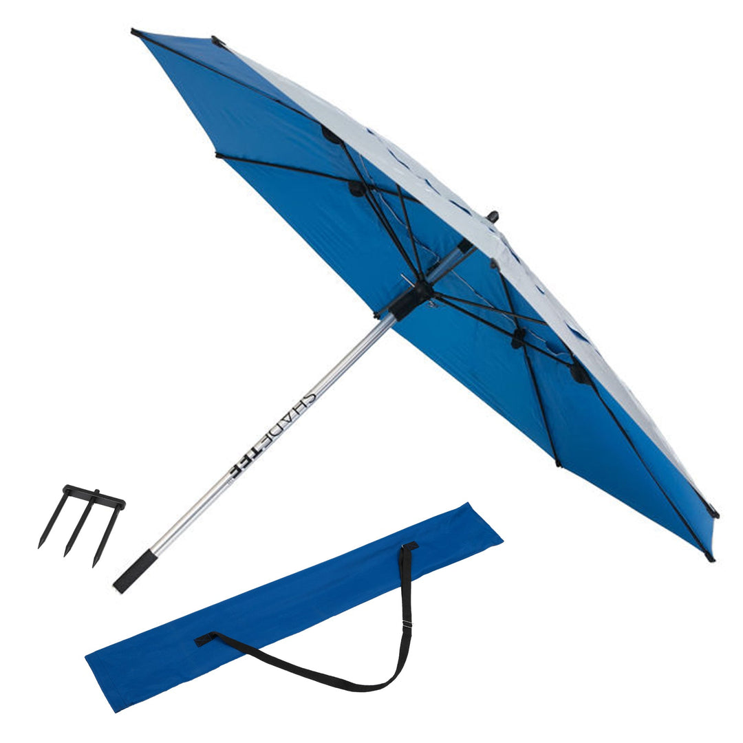 ShadeTee Portable Golf Sun Shade with Telescopic Pole – Pinehurst Skies Blue