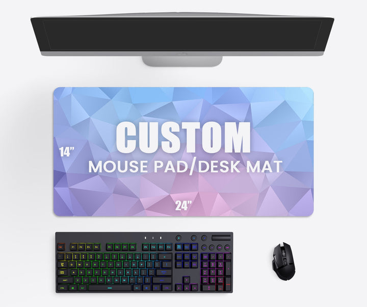 Custom XL Desk Mat – 14x24 Personalized Mouse Pad