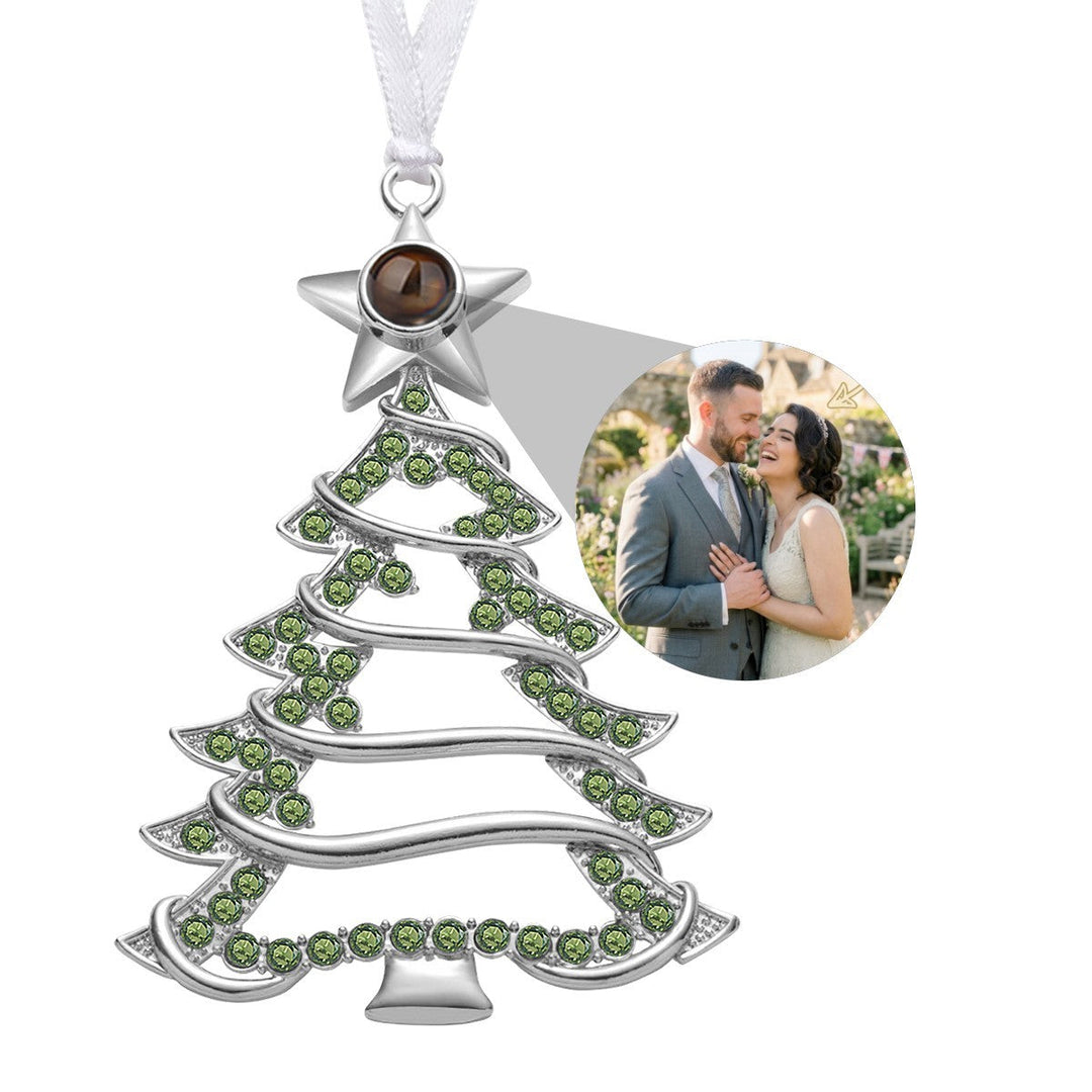 Personalized Photo Projection Christmas Tree Ornament