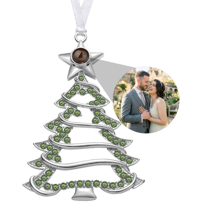 Personalized Photo Projection Christmas Tree Ornament