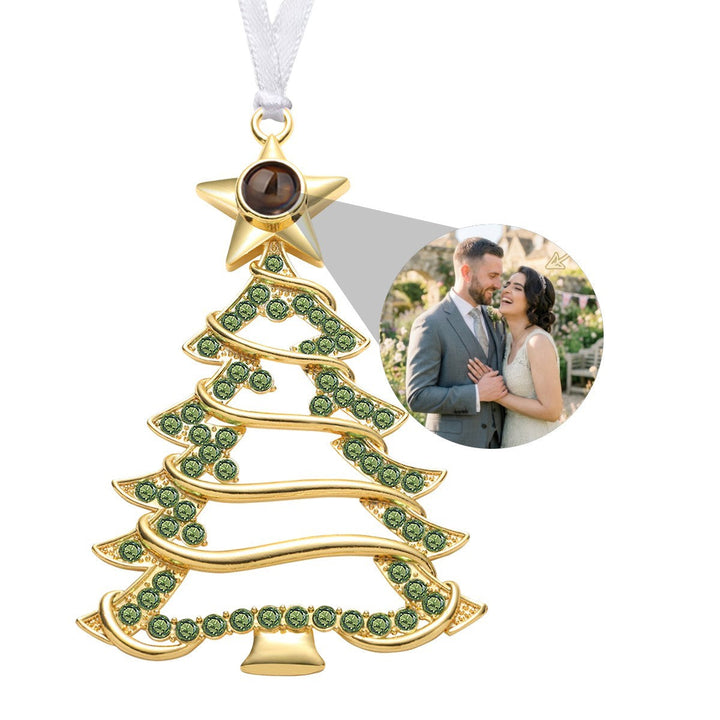 Personalized Photo Projection Christmas Tree Ornament