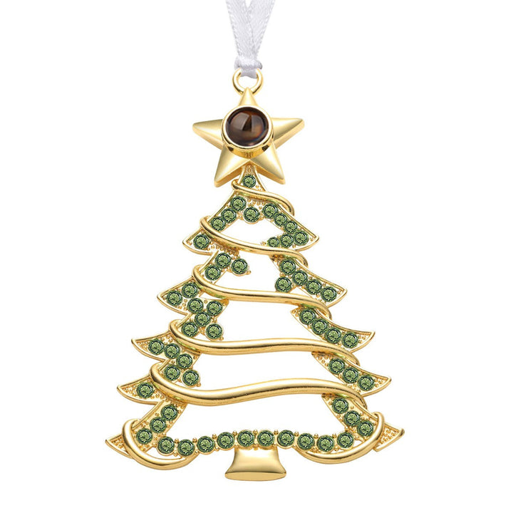 Personalized Photo Projection Christmas Tree Ornament