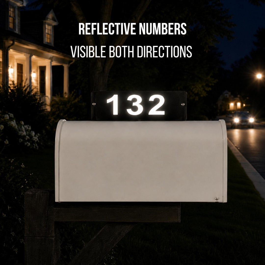 Dragon Mailbox Topper - Personalized House Numbers