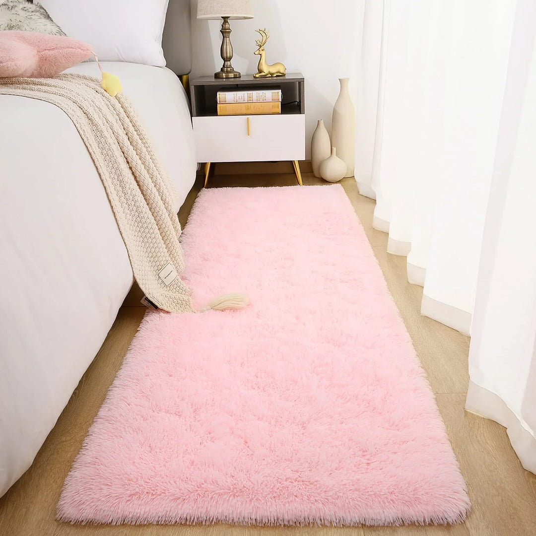 Plush Shag Area Rug | Soft Fluffy Carpet for Bedroom & Nursery