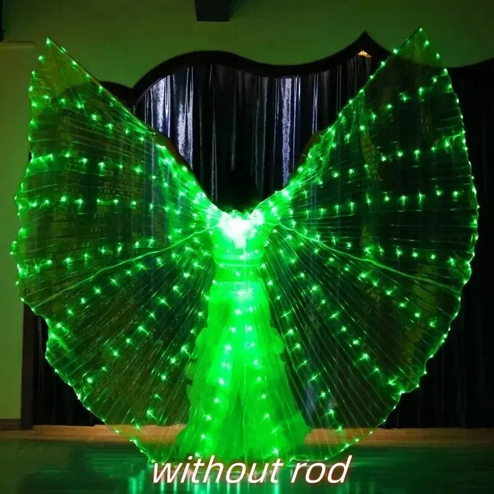 Women’s LED Colorful Butterfly Wings Dance Cape