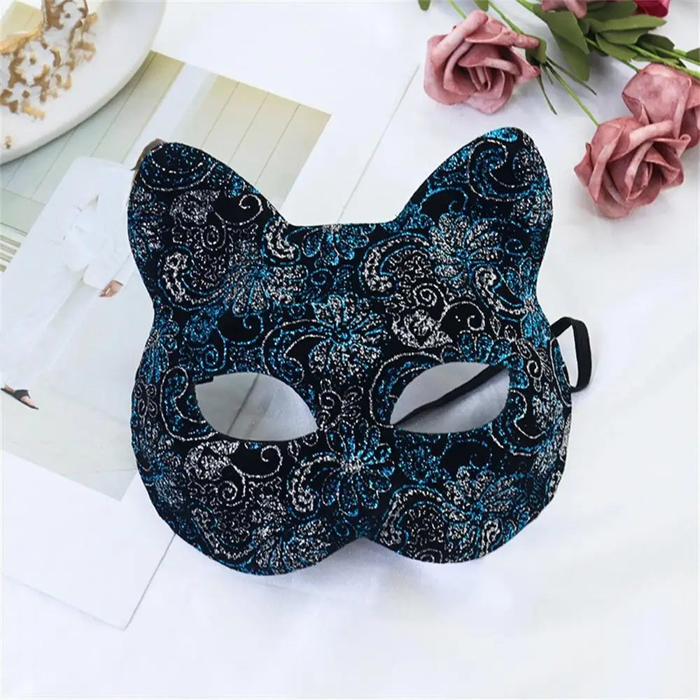 Women’s Lace Cat and Fox Masquerade Mask