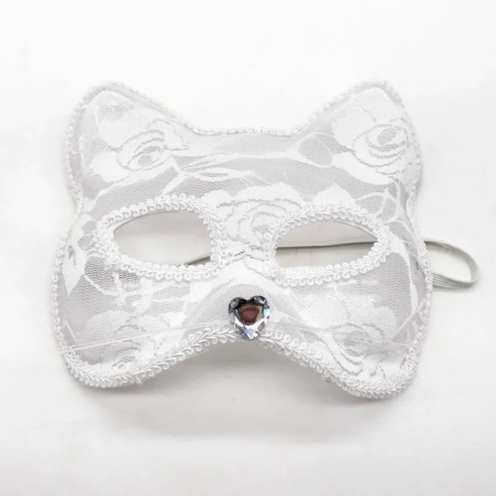 Women’s Lace Cat and Fox Masquerade Mask