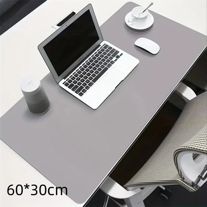 Large Waterproof PU Leather Desk Mat – 23.6 × 11.8 in