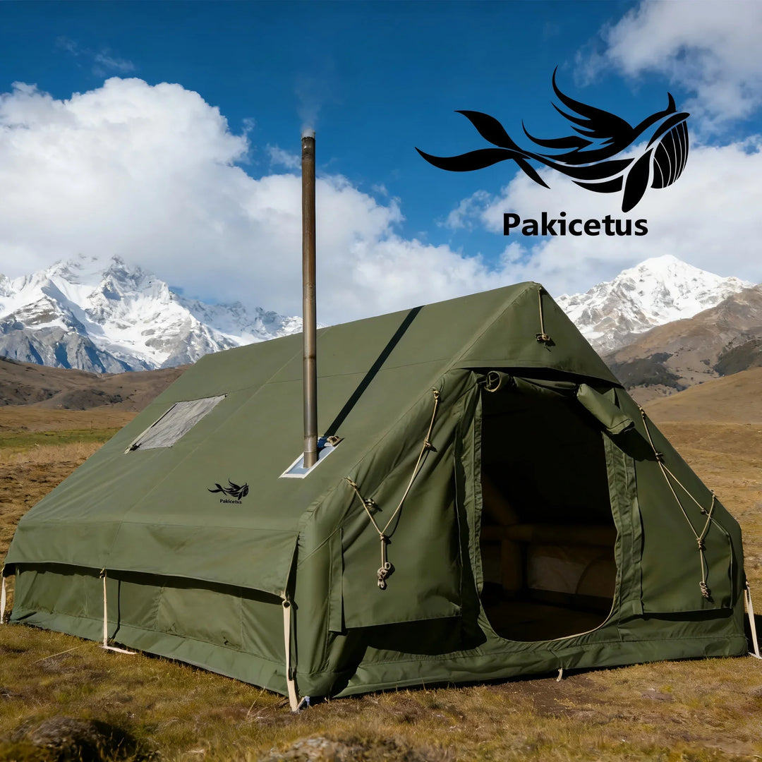 PAKICETUS 4–8 Person Inflatable Water-Resistant Camping Tent
